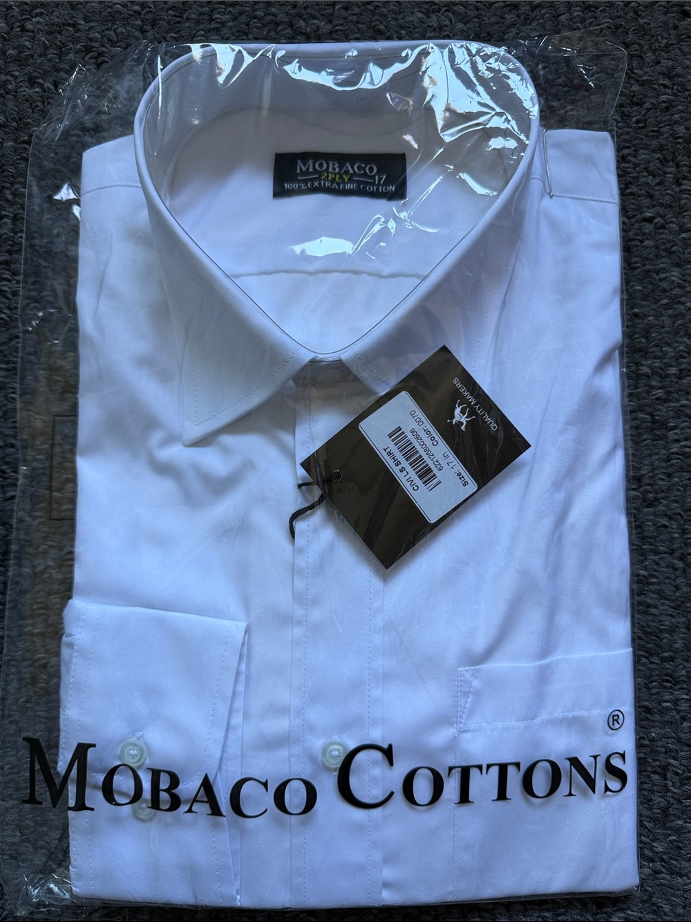 Men's Classic White Dress Shirt - Picture 1 of 1
